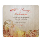 Priest, 50ste Jubileum van Ordination Blessing Snijplank (Voorkant)