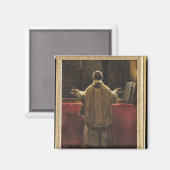 Priest bij de Altar Magneet (Voorkant / Achterkant)