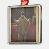 Priest bij de Altar Metalen Ornament (Links)