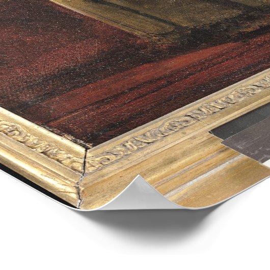 Priest bij de Altar Poster (Hoek)