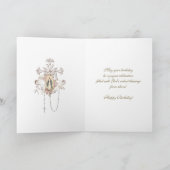 Priest Birthday Blessings Celebration Virgin Mary Kaart (Binnen)