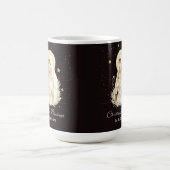 Priest Christmas Blessings Madonna Child Black Koffiemok (Center)