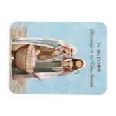Priest Christmas Blessings Thanks Nativity Scene Magneet (Horizontaal)