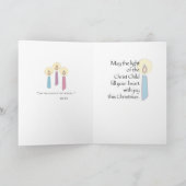 Priest Christmas Kaart (Binnen)