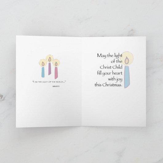 Priest Christmas Kaart (Binnen)