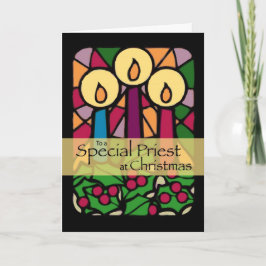 Priest Christmas Kaart