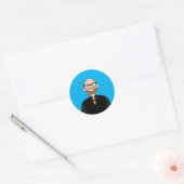 Priest Classic Round Sticker (Envelop)