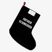 Priest Clergy Deacon Katholieke Religie Grote Kerstsok (Voorkant (Hangend))