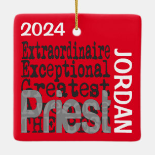 Priest Extraordinaire CUSTOM Keramisch Ornament