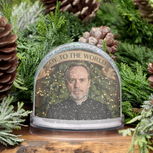 Priest Father Ordained Photo Sneeuwbol (Winter)