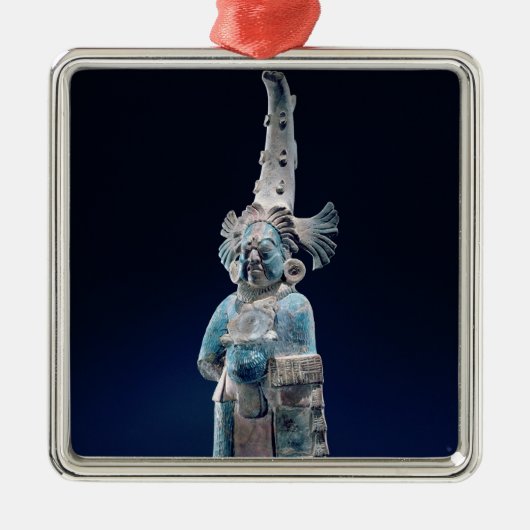 Priest in ceremoniële robes, eiland Jaina Metalen Ornament (Voorkant)