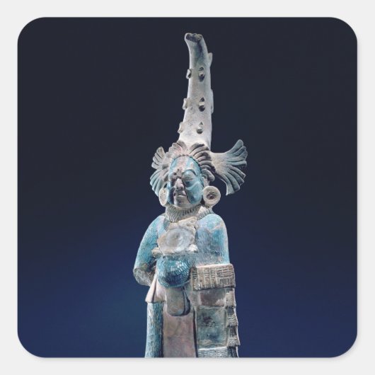 Priest in ceremoniële robes, eiland Jaina Vierkante Sticker (Voorkant)