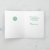 Priest Irish Prayer Religieuze St Patricks Day Kaart (Binnen)