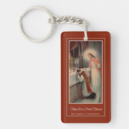 PRIEST JESUS MASS CHALICE HOST ORDINATION SLEUTELHANGER (Voorkant)