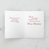 Priest, Joy met Kerstmis Feestdagen Kaart (Binnen)