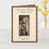 Priest Jubileum Ordination Altar Jesus Poem Kaart (Gele Bloem)
