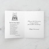 Priest Jubileum Ordination Altar Jesus Poem Kaart (Binnen)