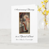 Priest Jubileum Ordination Altar Jesus Poem Kaart (Gele Bloem)