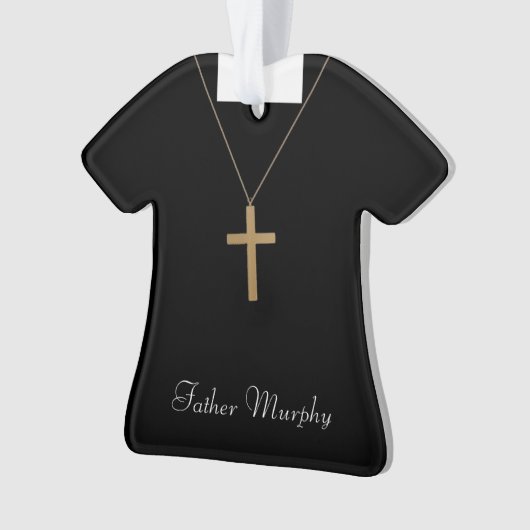 Priest kerstversiering ornament (voorkant)