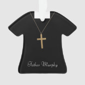 Priest kerstversiering ornament (voorkant)