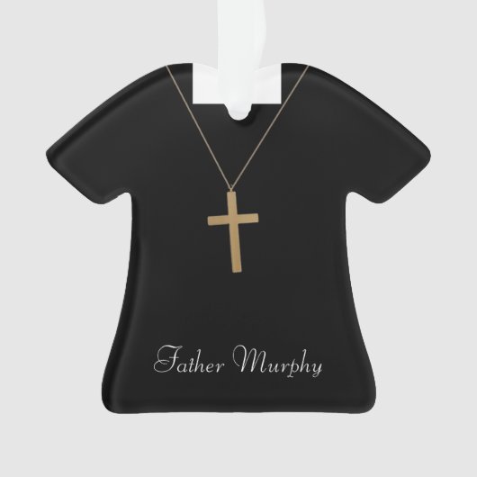 Priest kerstversiering ornament (voorkant)