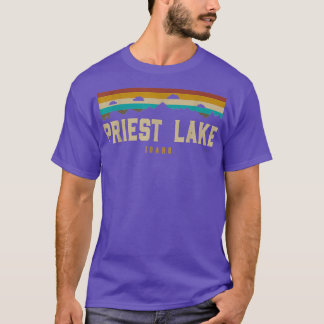 Priest Lake  Mountains Hiking Camping Idaho T-shirt