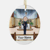 Priest - Male Keramisch Ornament (Rechts)