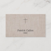 Priest of pastor visitekaartje (Voorkant)