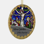 Priest Ordination 25th Jubileum Herdenking Keramisch Ornament (Rechts)