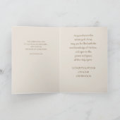 Priest Ordination Gefeliciteerd, Metal Cross Kaart (Binnen)