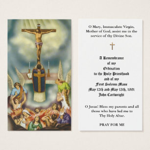 PRIEST ORDINATION HOLY CARDS VISITEKAARTJES