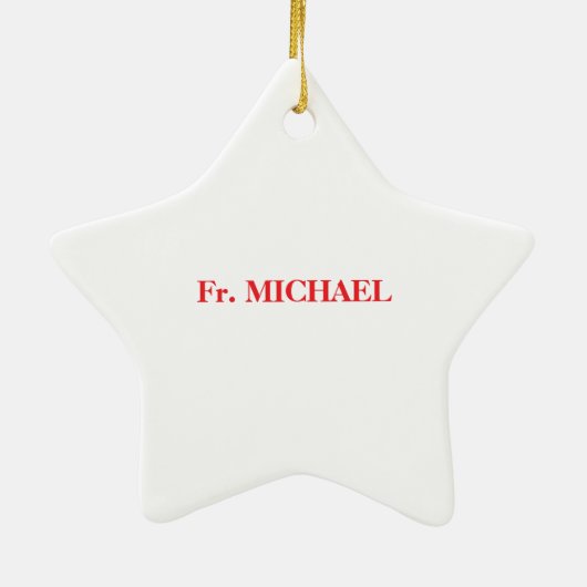 Priest Ordination Jubileum Black Cross Keramisch Ornament (Achterkant)