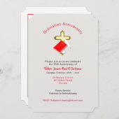 Priest Ordination Jubileum Celebration Event Kaart (Voorkant / Achterkant)