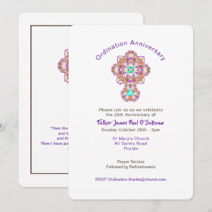 Priest Ordination Jubileum Celebrations Kaart