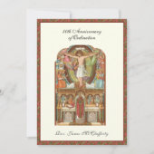 Priest Ordination Jubileum First Mass Kaart (Voorkant)