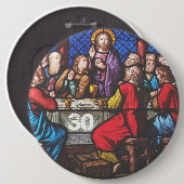 Priest Ordination Jubileum geeft jaren uit Ronde Button 6,0 Cm (Voorkant /achterkant)