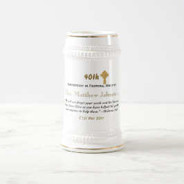 Priest Ordination Jubileum Gift Mok - persoonlijk