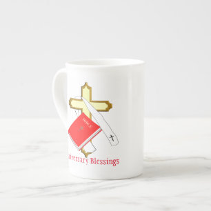 Priest Ordination Jubileum Gift Porselein Kop
