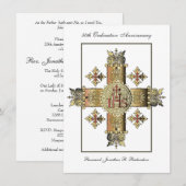 Priest Ordination Jubileum Golden Jubilee 50th Kaart (Voorkant / Achterkant)