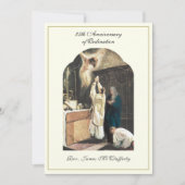 Priest Ordination Jubileum Jubilee Invitation Kaart (Voorkant)