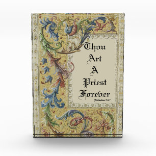 PRIEST ORDINATION JUBILEUM MEDIEVAL ART FOTOBLOKKEN