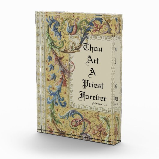 PRIEST ORDINATION JUBILEUM MEDIEVAL ART FOTOBLOKKEN (Rechts)