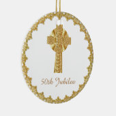 Priest Ordination Jubileum Retirement Birthday Keramisch Ornament (Rechts)