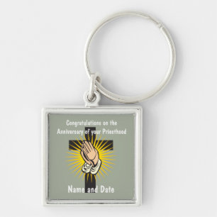 Priest Ordination Jubileum Retirement Birthday Sleutelhanger