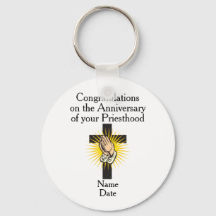 Priest Ordination Jubileum Retirement Birthday Sleutelhanger