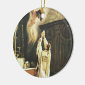 PRIEST TRADITIONAL CATHOLIC MASS CHALICE HOST KERAMISCH ORNAMENT (Links)