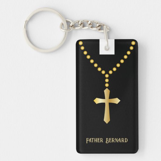 Priest Vicar Pastor Clergy Sleutelhanger (Voorkant)