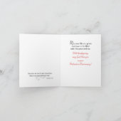 Priester 1e wijding Jubileum Zwart Kruis Kaart (Binnen)