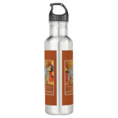 Priester 50e Ordinatie Jubileum Monstrance Host Waterfles (Achterkant)