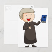 Priester Briefkaart (Voorkant / Achterkant)